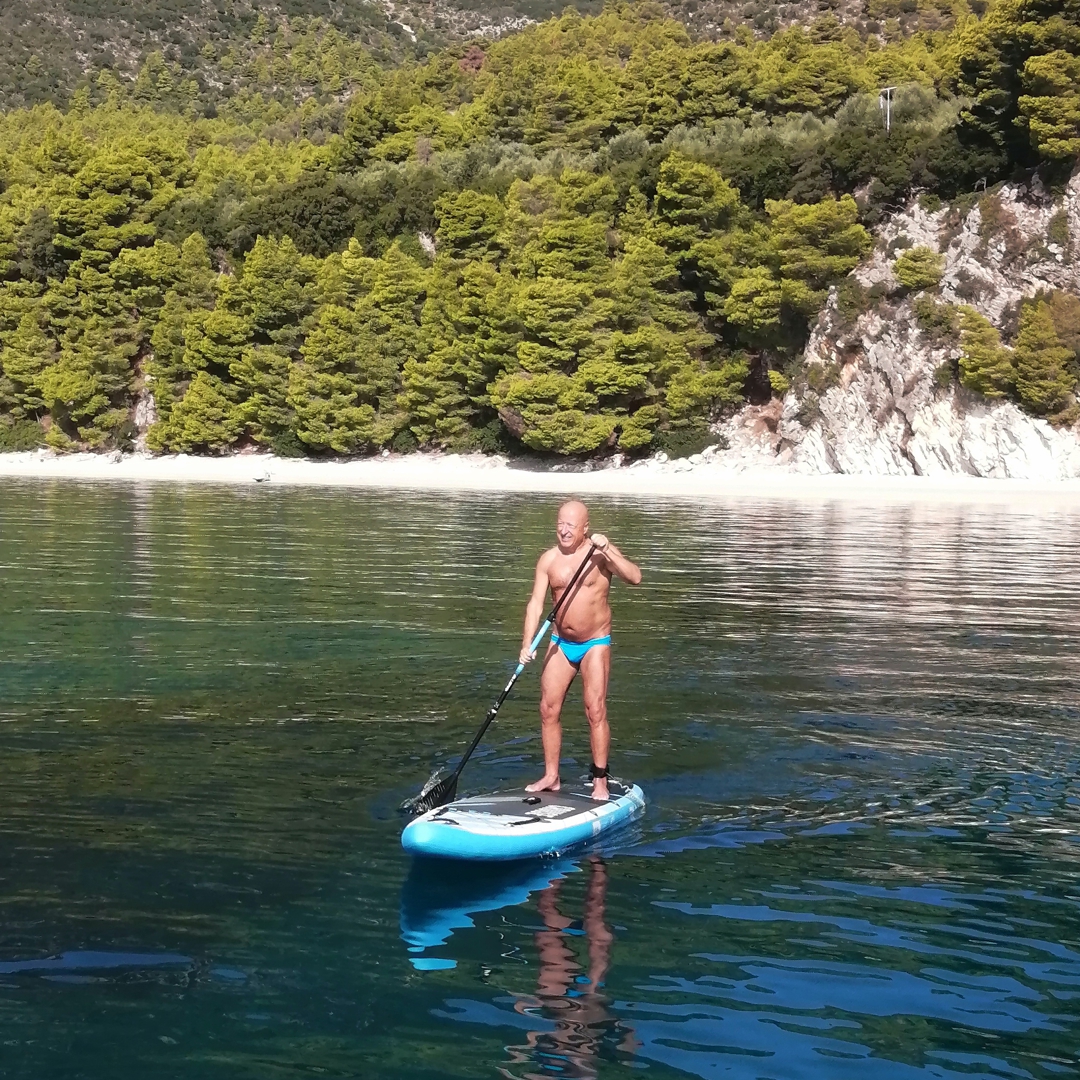 Stand-up Paddleboard in the Greek Island