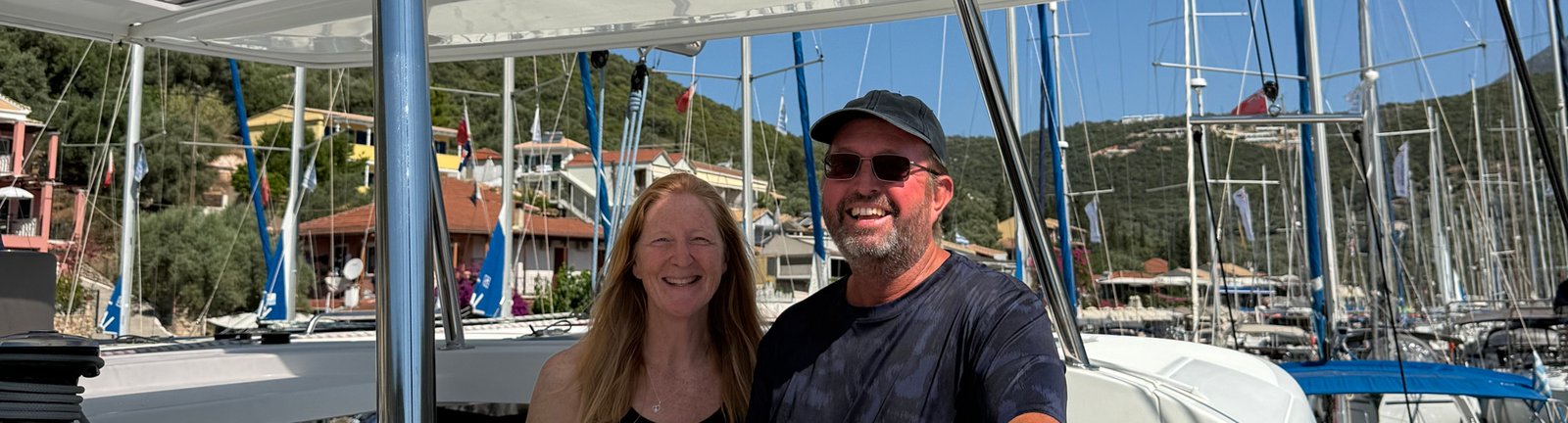 Catamaran skipper and walking tour guide in Greece