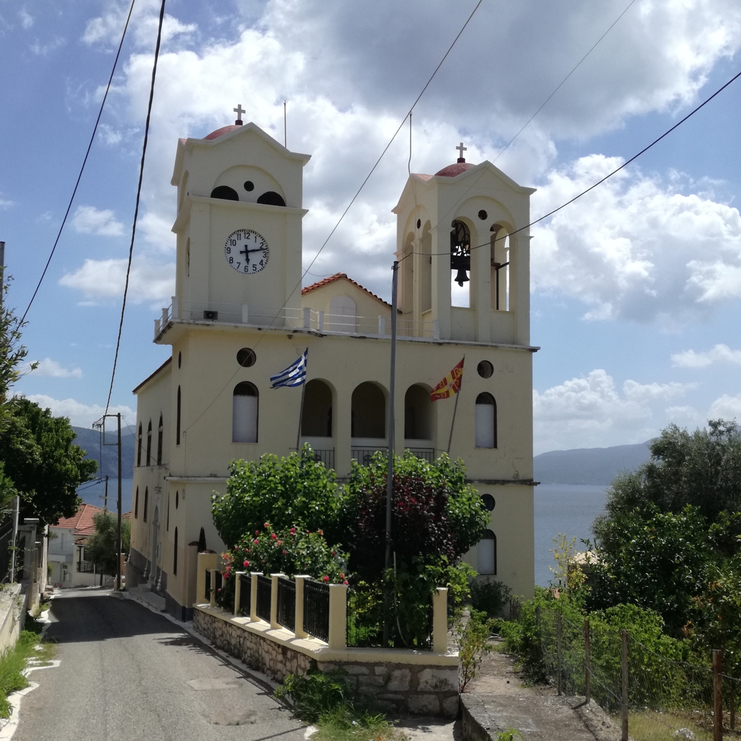 Church in the middle of Kalamos