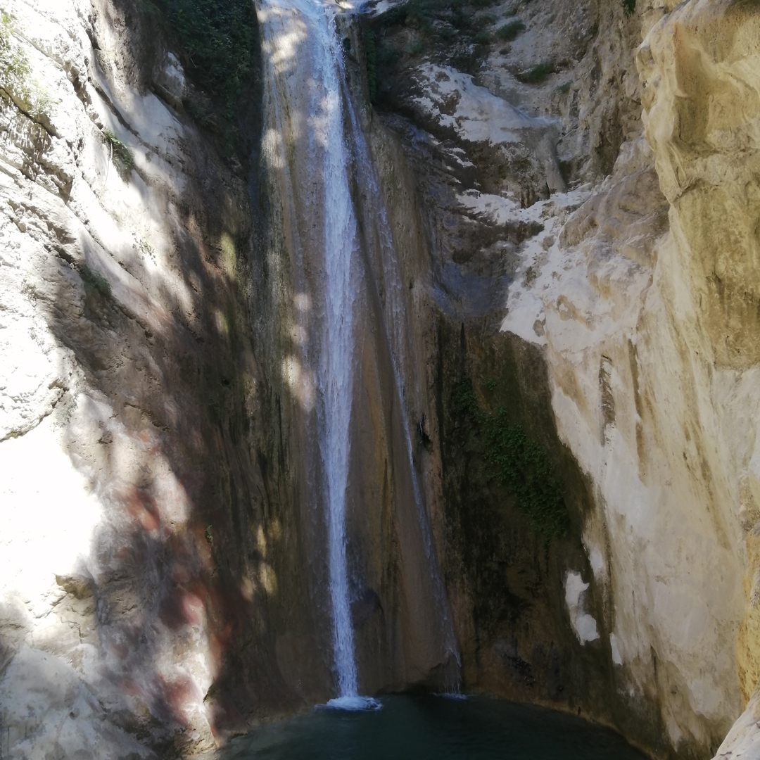 Walking trail on Lefkada Island.