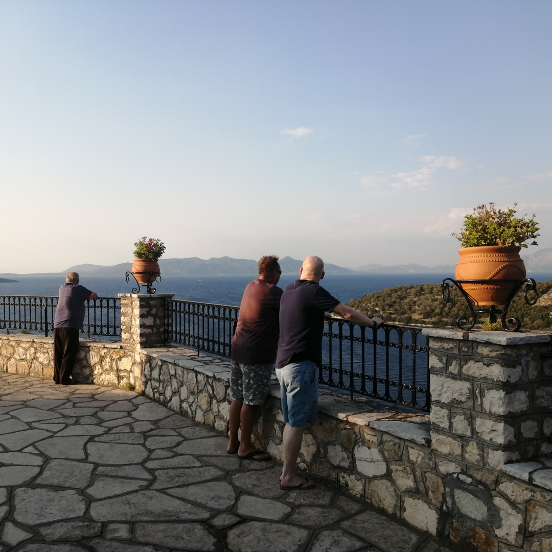 Walking trails on Ithaca Island.
